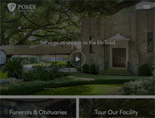 Tablet Screenshot of poseyfuneraldirectors.com